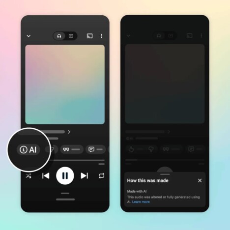 YouTube Music、AI生成楽曲を示す新ラベルの提供を開始 YouTube本体にも拡大へ