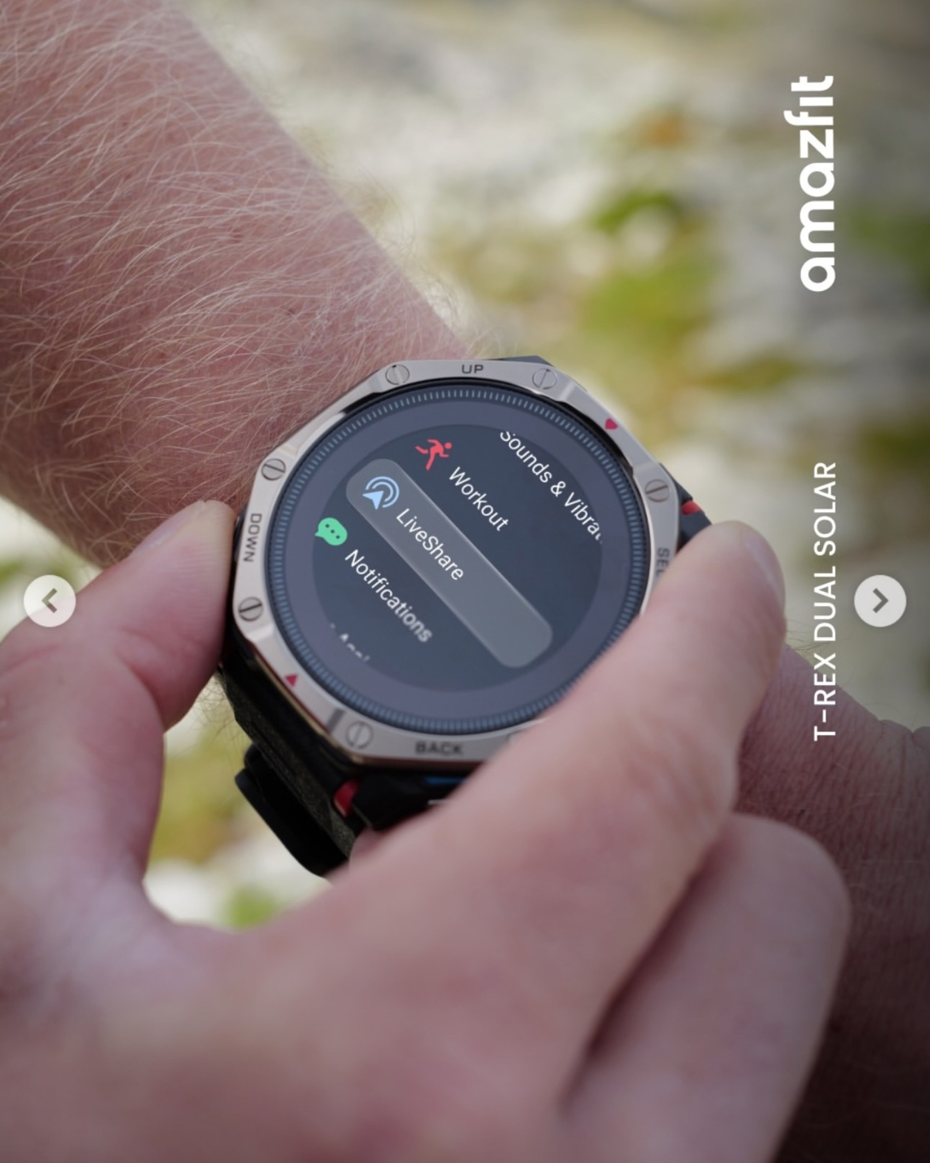 Amazfit『T-Rex Dual Solar』の画像