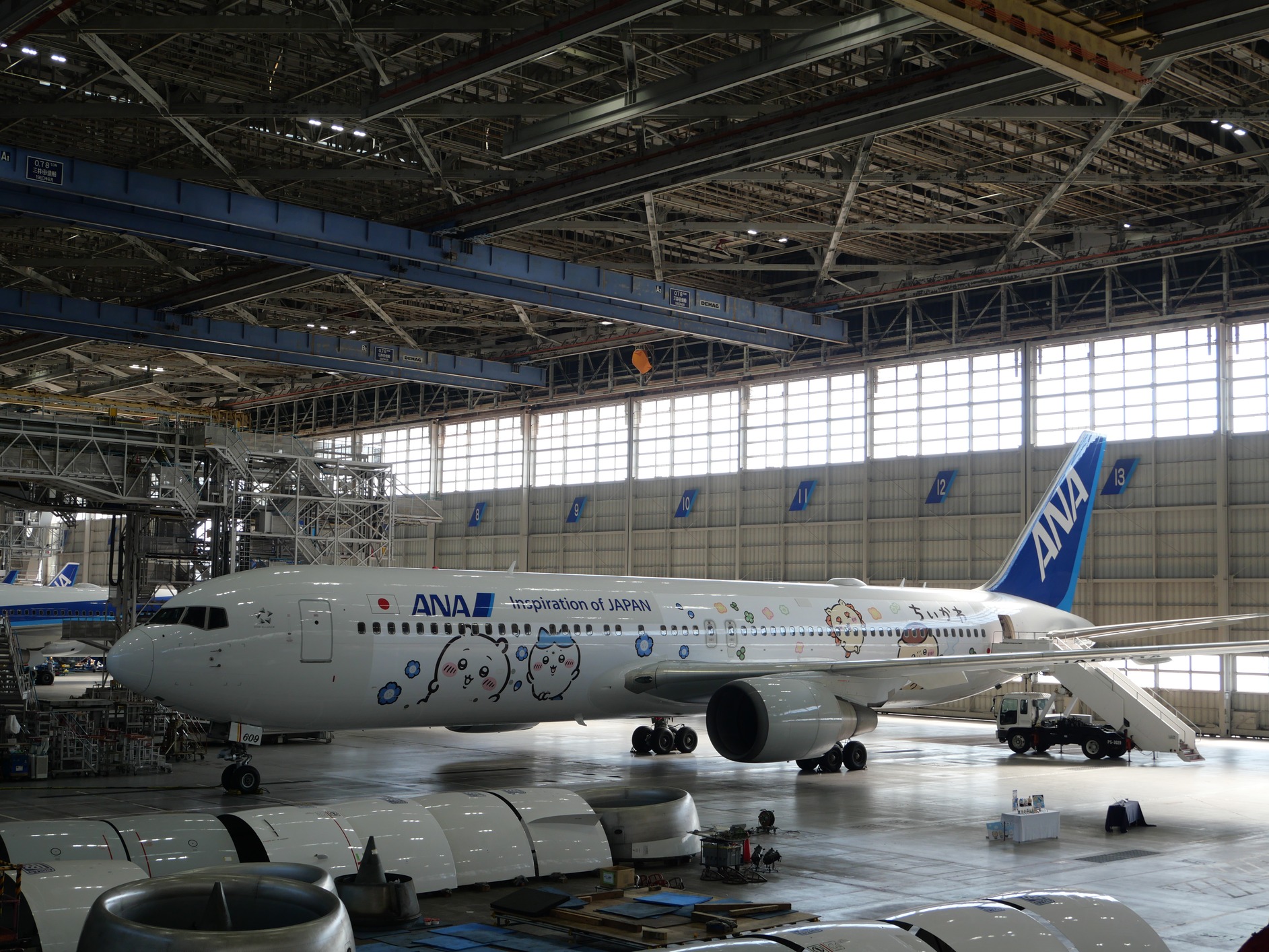 ANA『ちいかわジェット』運航開始の画像