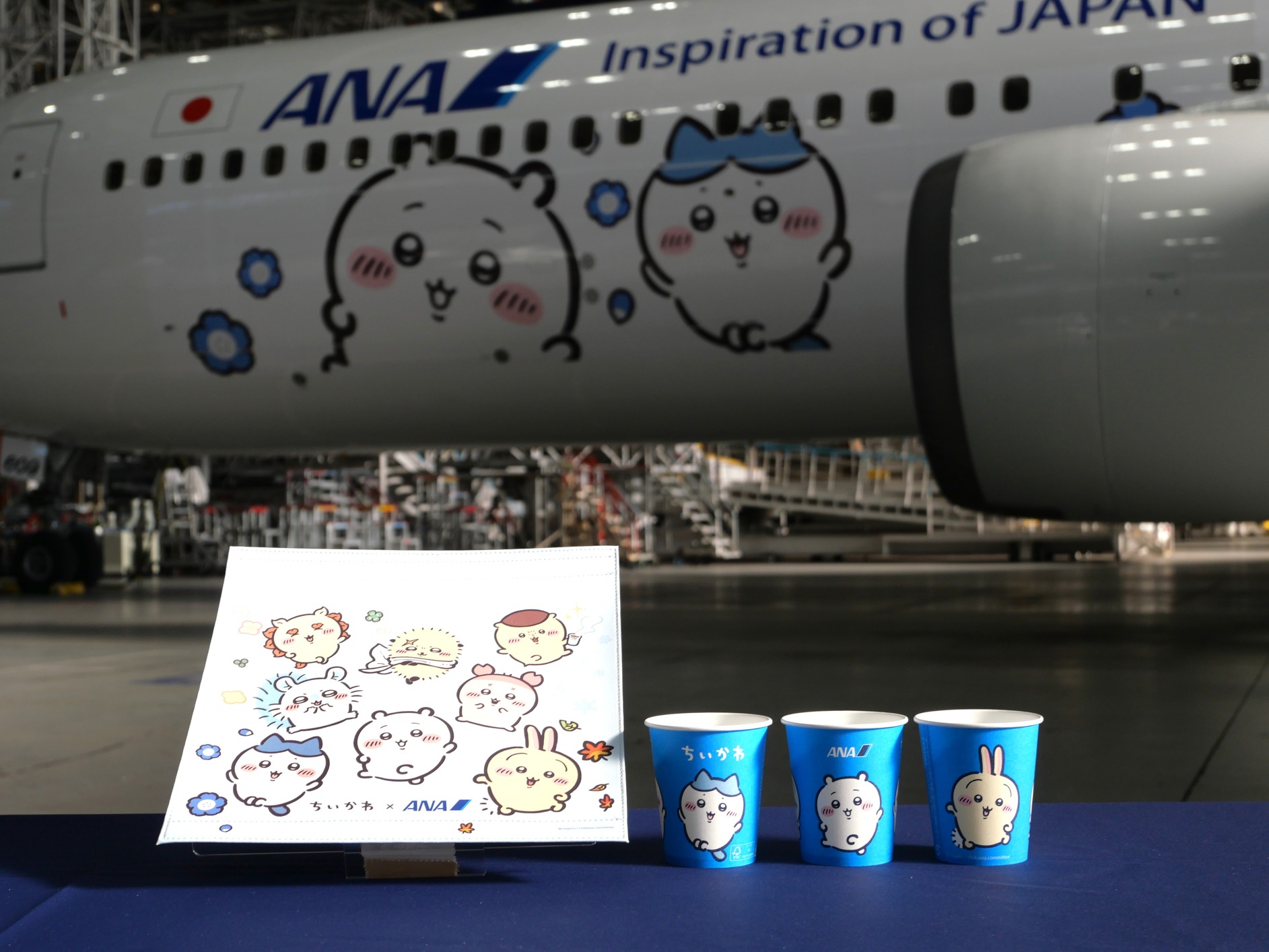ANA『ちいかわジェット』運航開始の画像