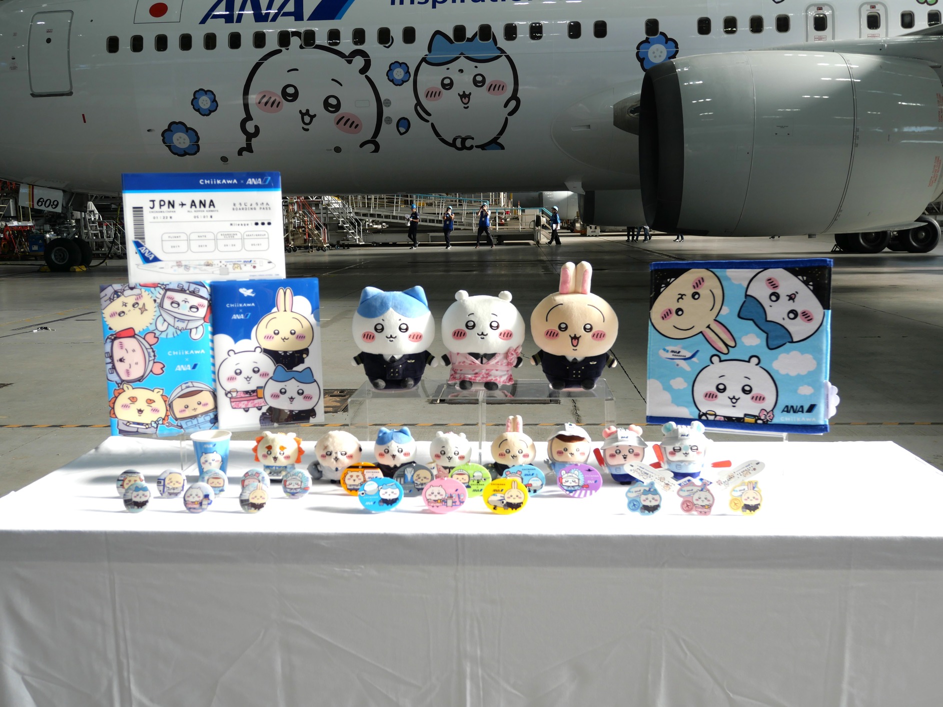 ANA『ちいかわジェット』運航開始の画像
