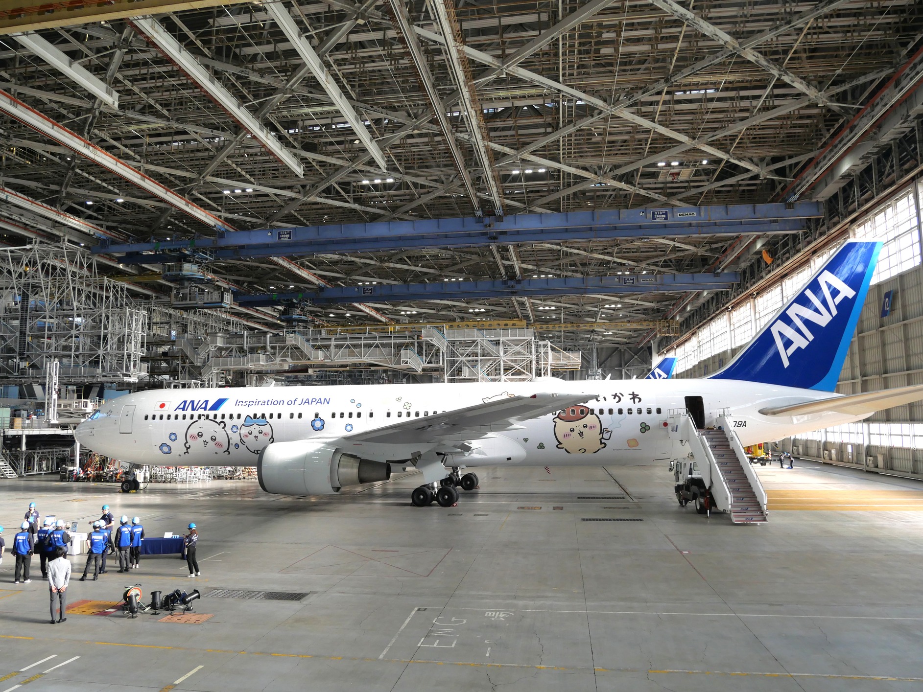 ANA『ちいかわジェット』運航開始の画像