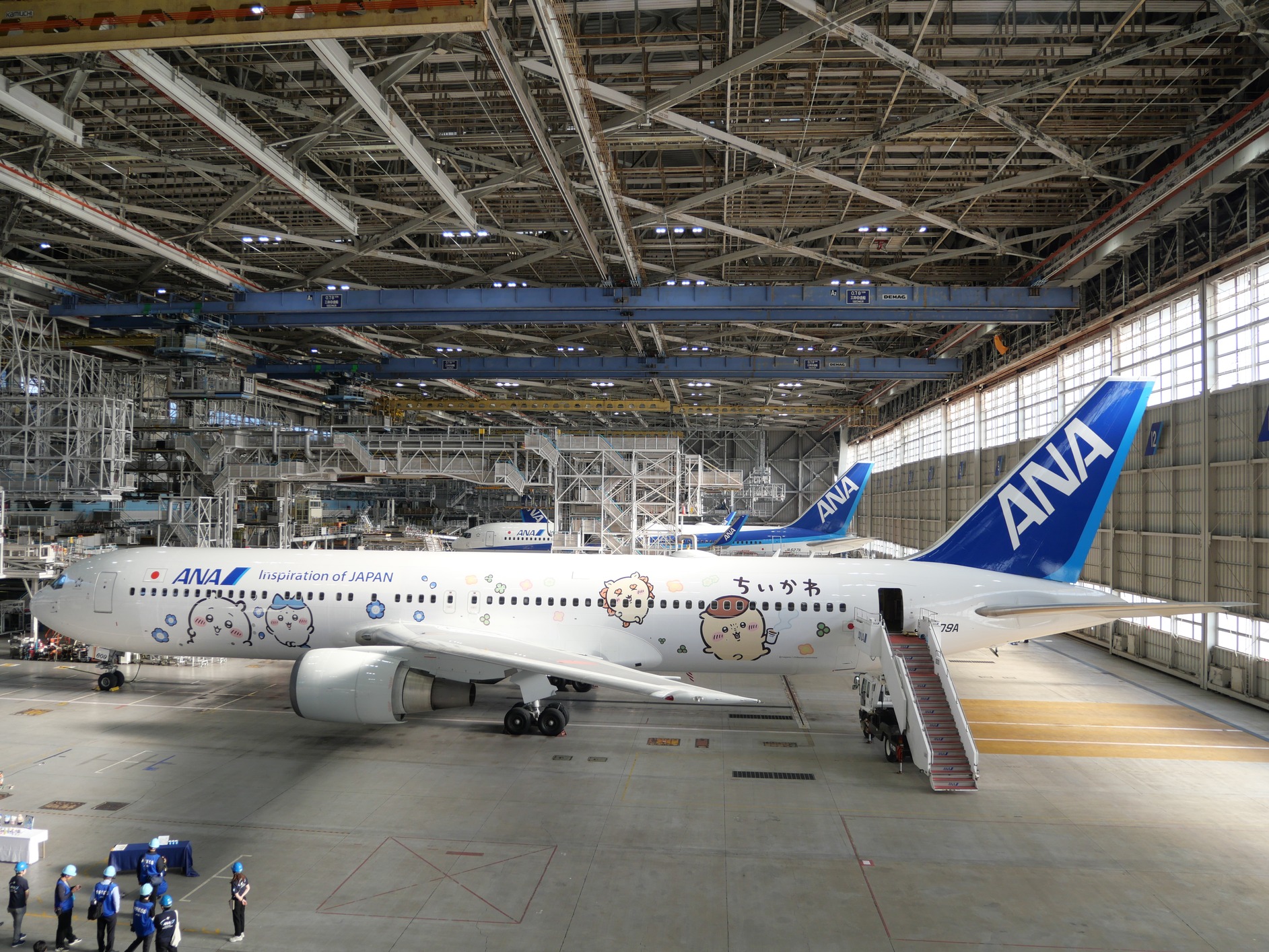 ANA『ちいかわジェット』運航開始の画像