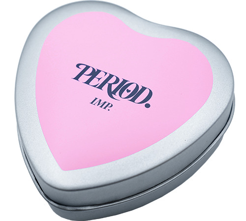 IMP.『PERIOD.』PERIOD. ハート型缶ケース