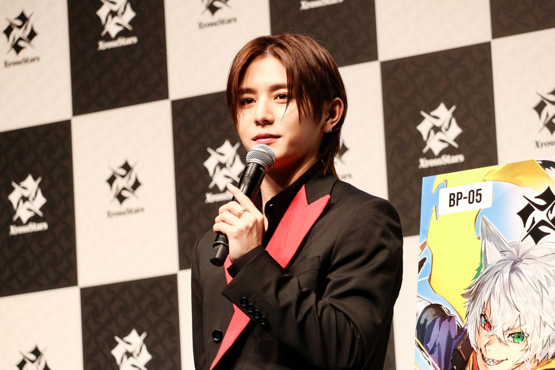 「Xross Stars」の新CM発表会でのLEO（山田涼介）