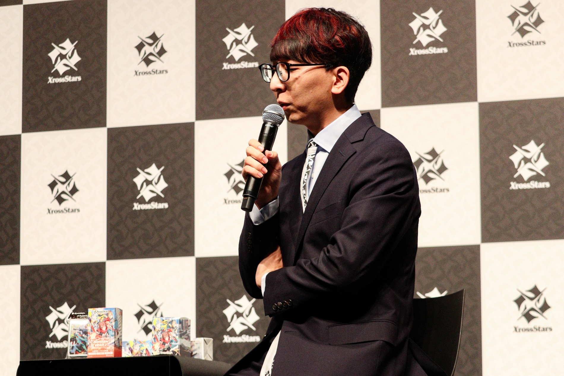 「Xross Stars」の新CM発表会での久保敦俊