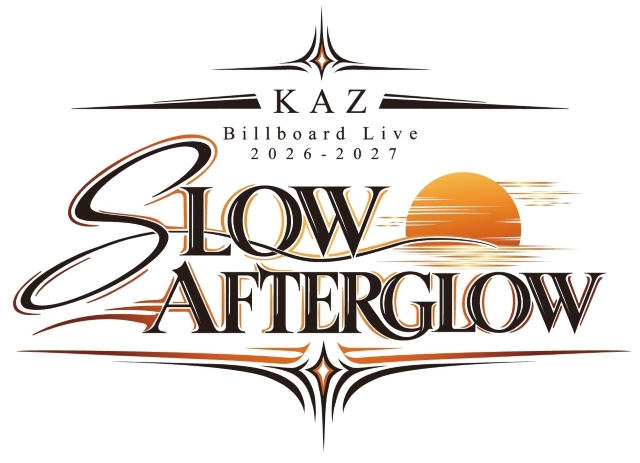 『KAZ Billboard Live 2026-2027 “SLOW AFTERGLOW”』ロゴ