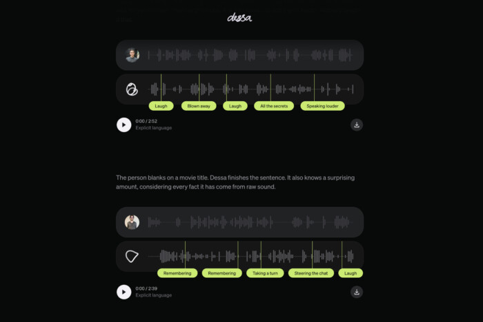 Block、音声のみで学習した会話AI『Dessa』を発表