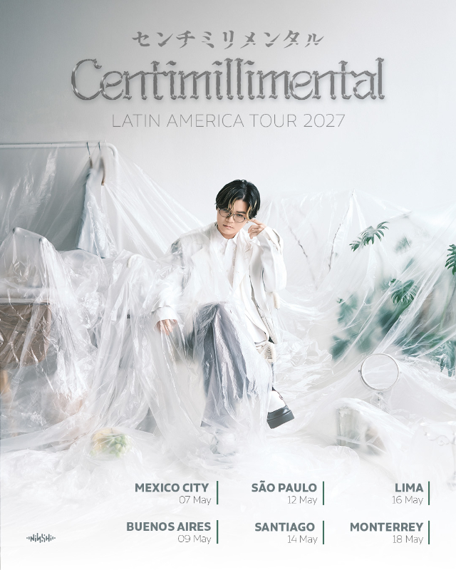 『Centimillimental LATIN AMERICA TOUR 2027』キービジュアル
