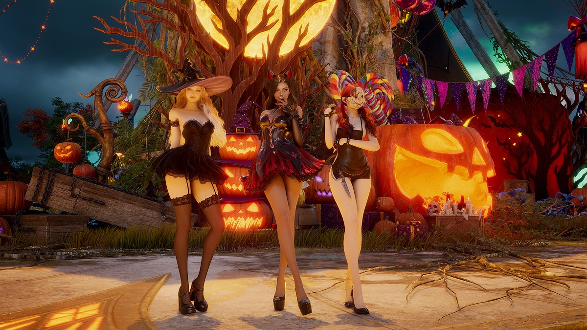 『AION2』のさまざまな衣装を着たキャラクター
