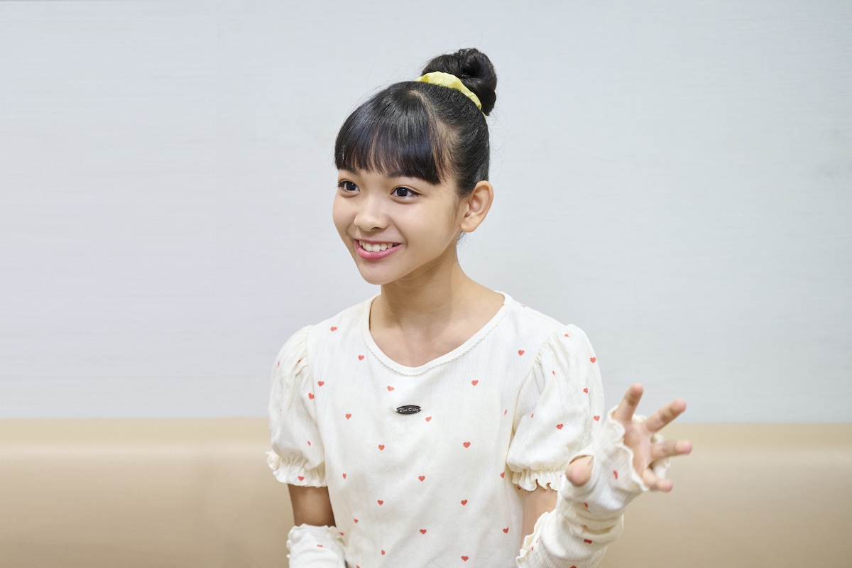 やえちゃんが『おはスタ』生デビューの画像