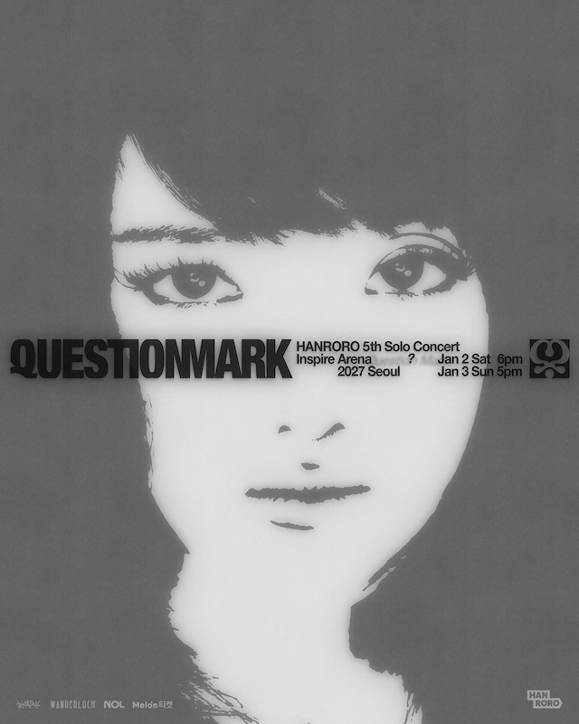 『HANRORO 5th Solo Concert [Question Mark]』告知画像
