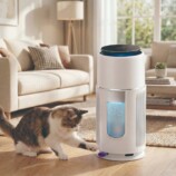 ニトリから猫が遊べる『ペット空気清浄機』の画像