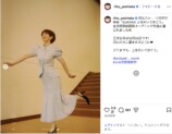 吉岡里帆、“かわいすぎる”玉ねぎヘア＆ドレスの画像