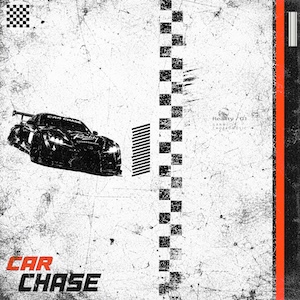 「CAR CHASE / GANMI feat. Bestted, Salajin」ジャケット写真