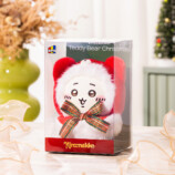 テディベア姿のちいかわ、クリスマス仕様にの画像