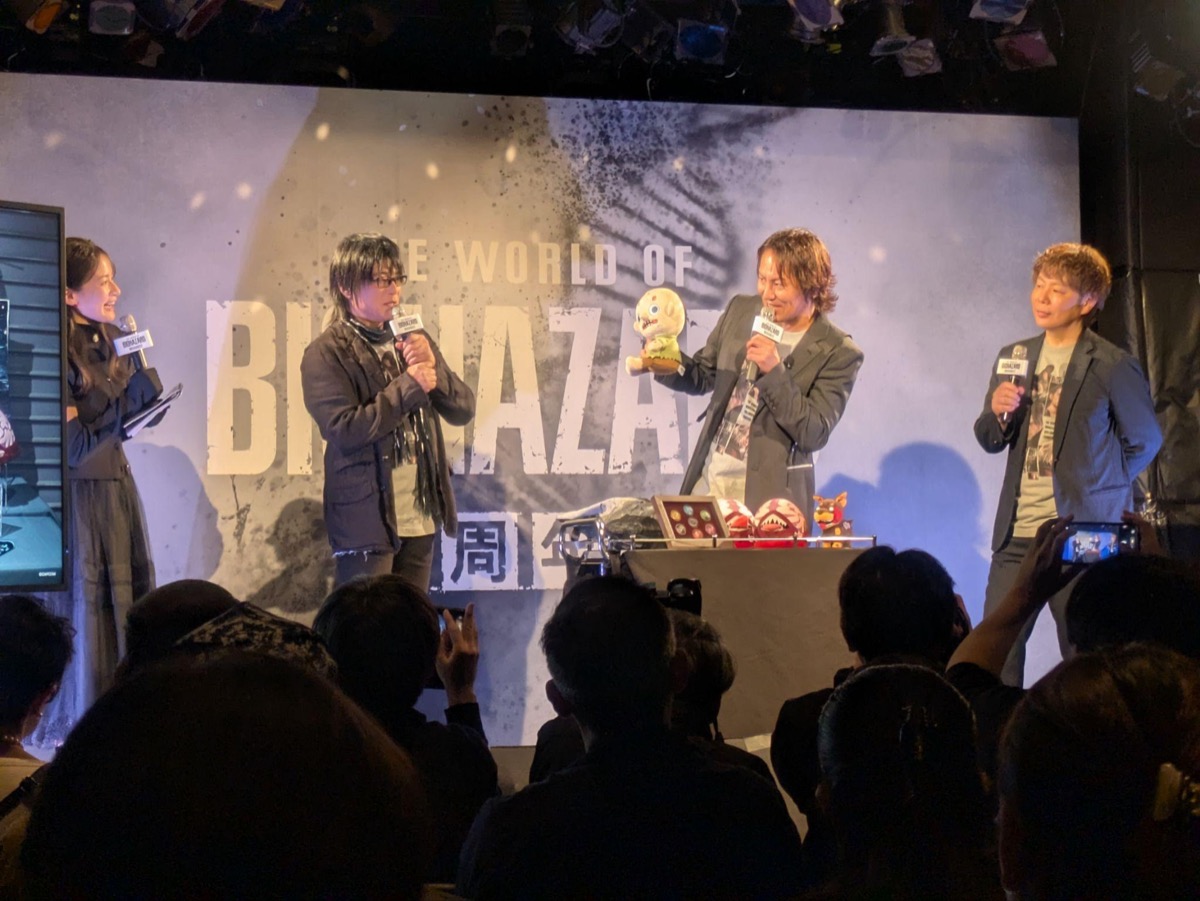 発表会で紹介されたバイオハザードのグッズ