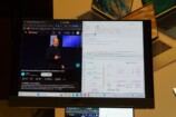 スピーチコネクトで英語の音声を文字起こしする様子