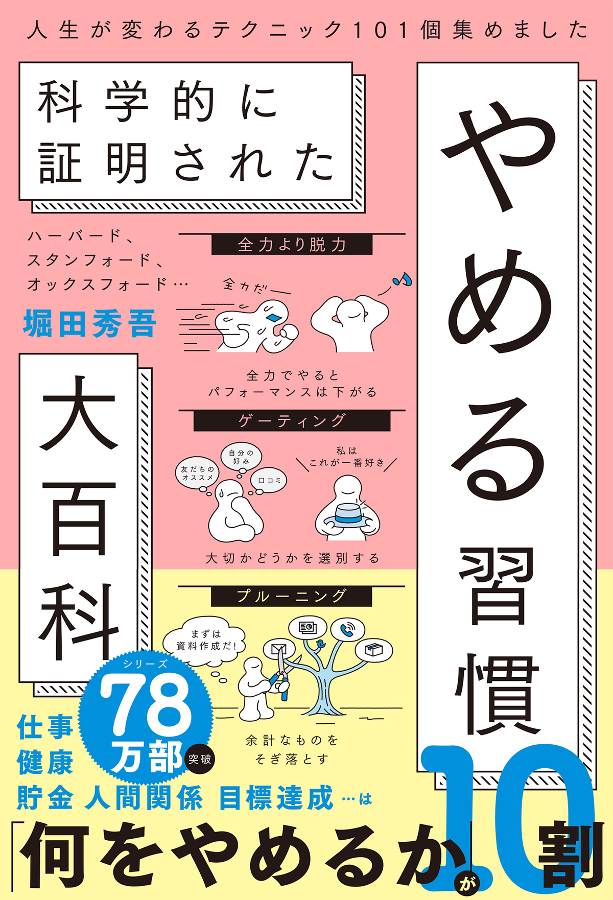 堀田秀吾『やめる習慣大百科』刊行