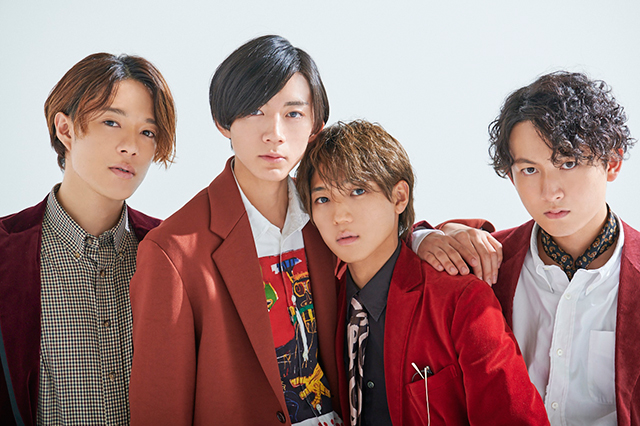 左から真田佑馬、長妻怜央、安井謙太郎、萩谷慧悟